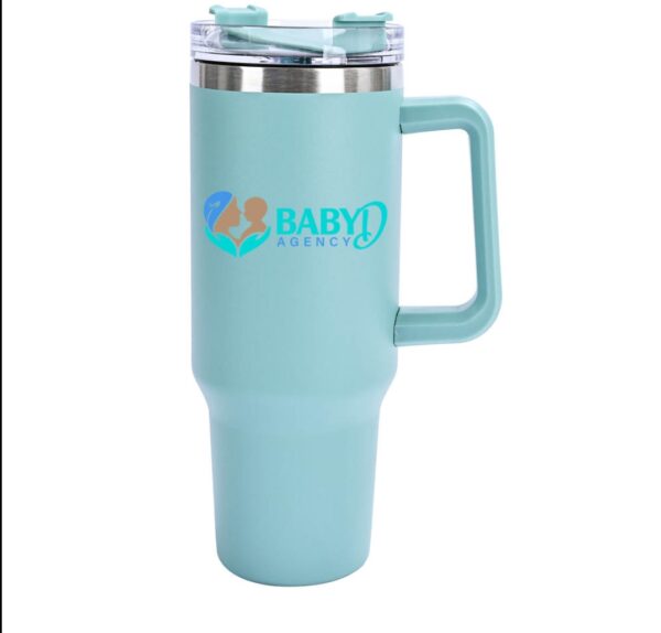 Postpartum tumbler stainless steel 40oz H2.O - Image 4