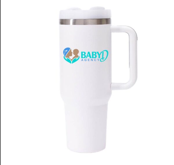 Postpartum tumbler stainless steel 40oz H2.O - Image 2