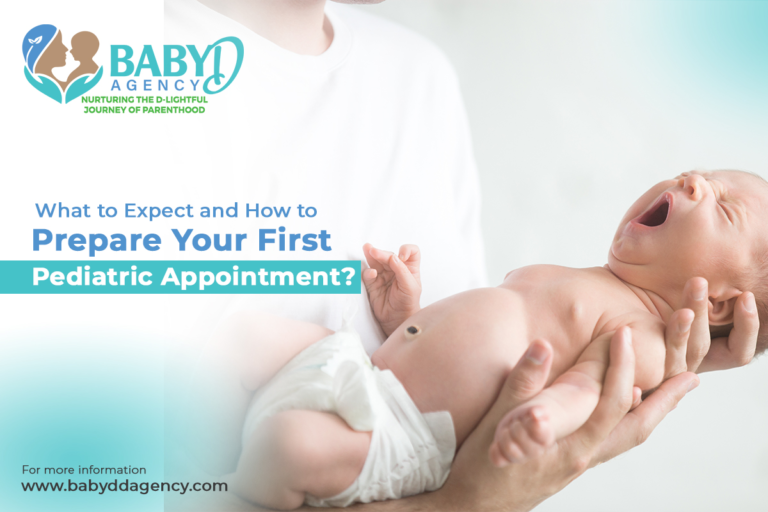 prepare your first pediatric appointment- BabyD Agency